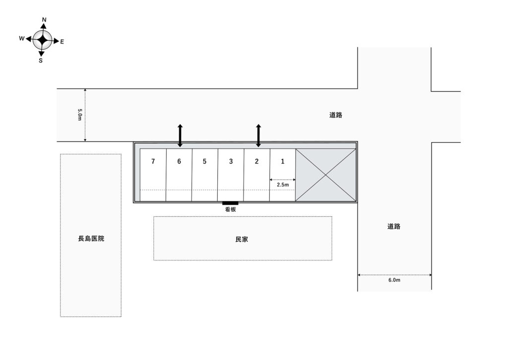 場内図 | 大戸４丁目大栄駐車場