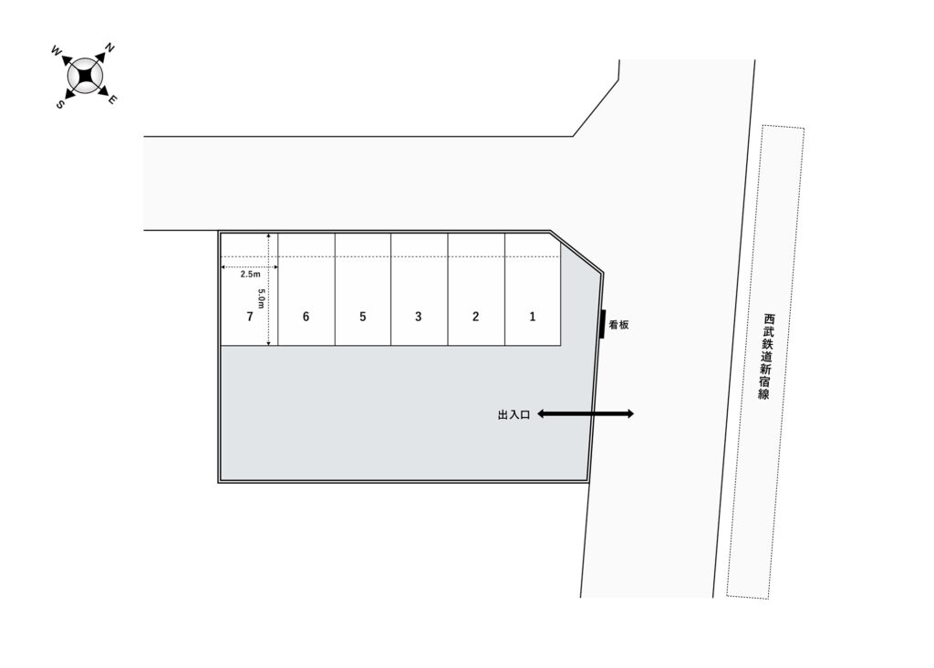 場内図 | 航空公園大栄駐車場