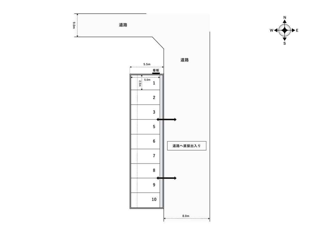 場内図 | 塚越５丁目大栄駐車場