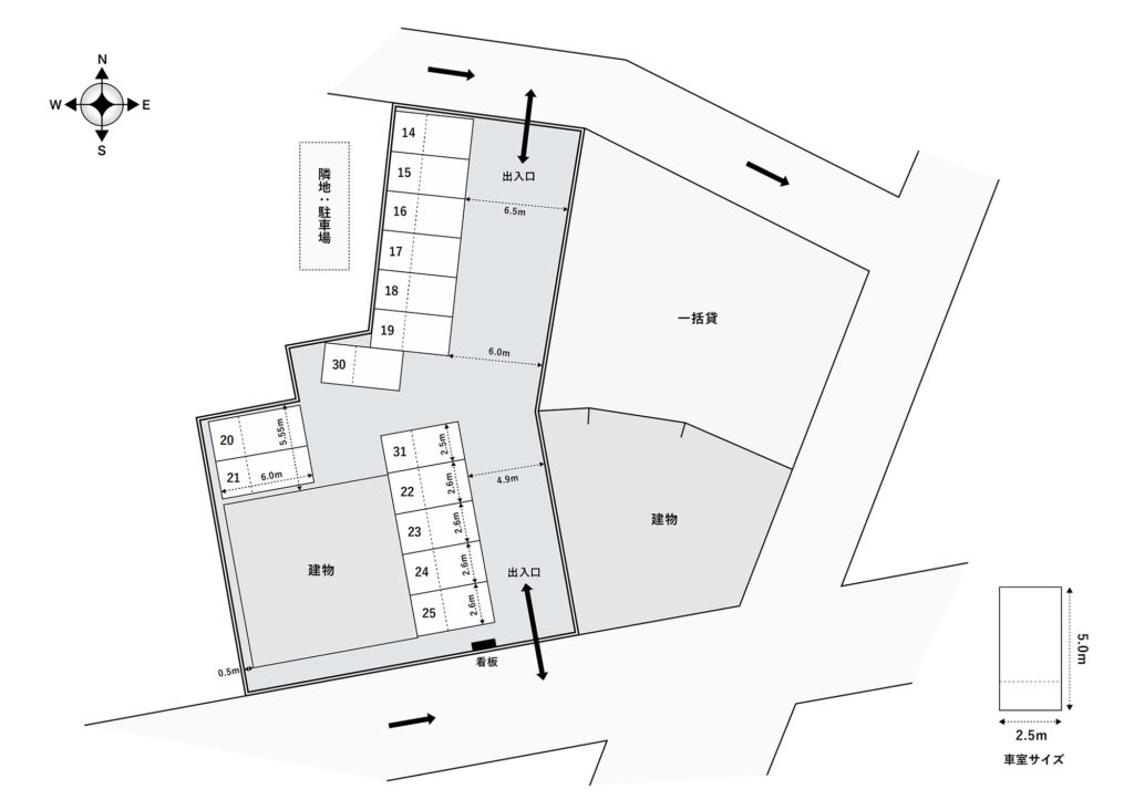 場内図 | 蕨中央３丁目大栄駐車場