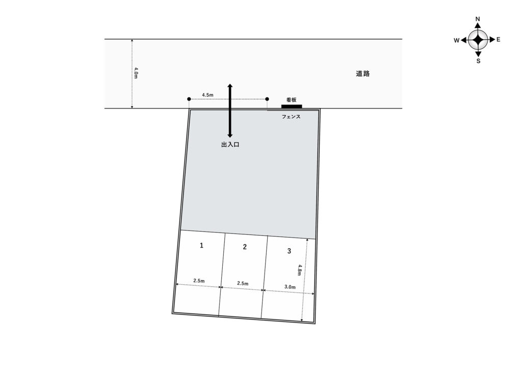 場内図 | 所沢有楽町第２大栄駐車場