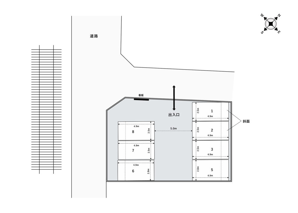 場内図 | 所沢弥生町大栄駐車場