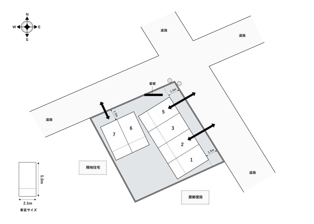 場内図 | 蕨中央５丁目大栄駐車場