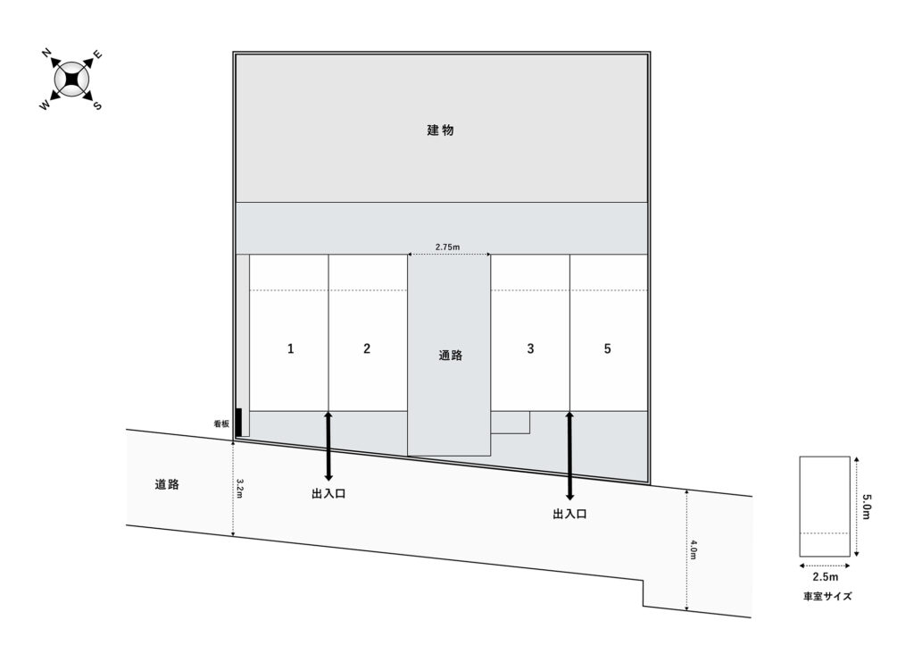 場内図 | 川越的場大栄駐車場