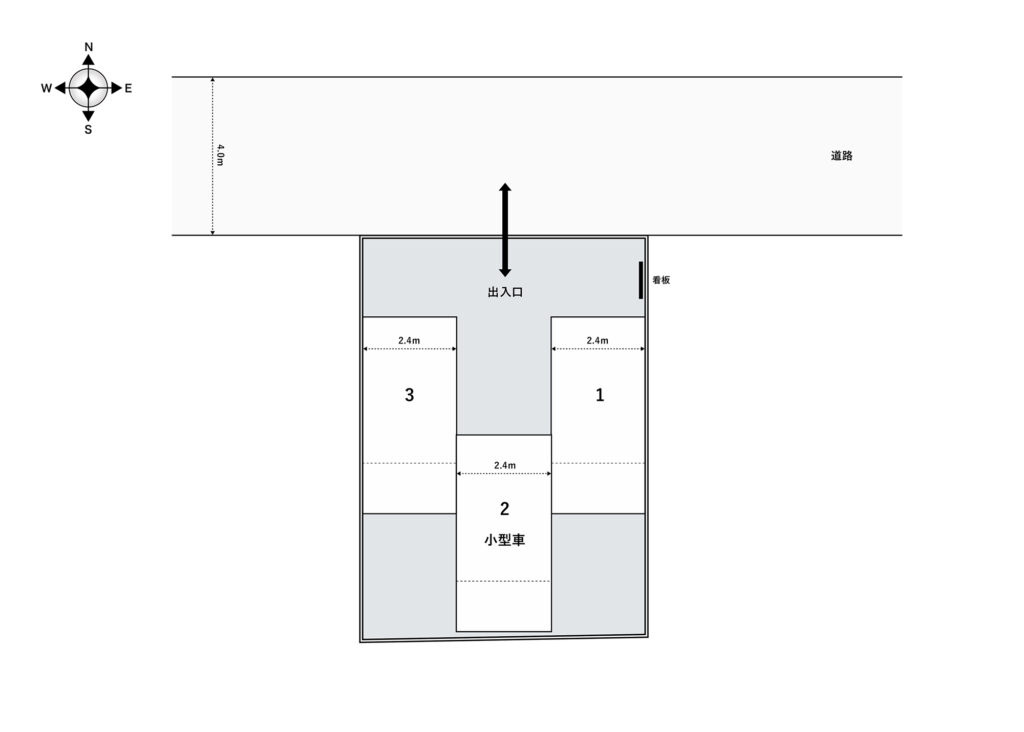 場内図 | 練馬三原台第２大栄駐車場