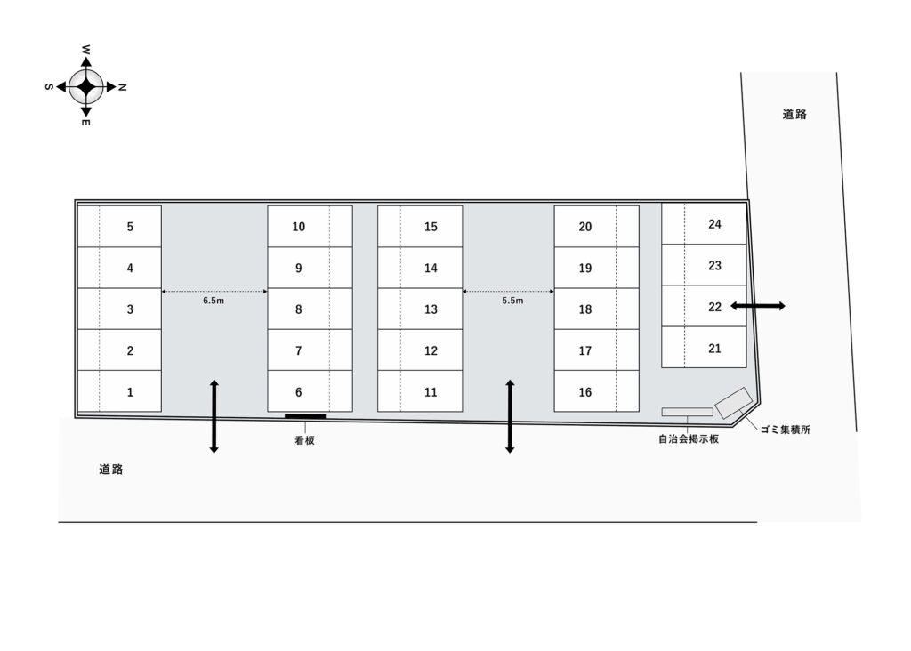 場内図 | 鈴谷５丁目大栄駐車場
