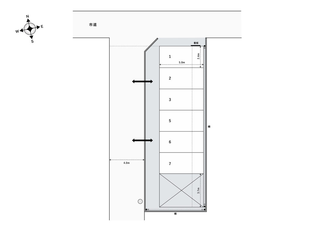 場内図 | 蕨中央３丁目第２大栄駐車場