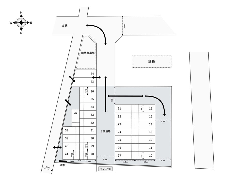 場内図 | 鳩ヶ谷里大栄駐車場